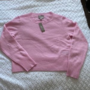 NWT J. Crew Cropped Cashmere Sweater
